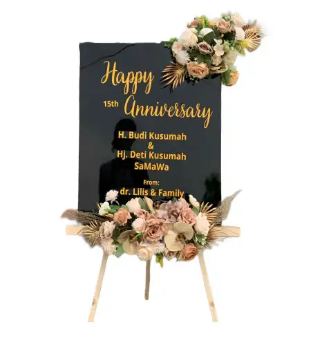 Papan Bunga Akrilik Gledug