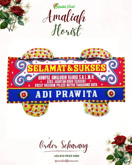 Papan Bunga Ucapan Selamat Gledug
